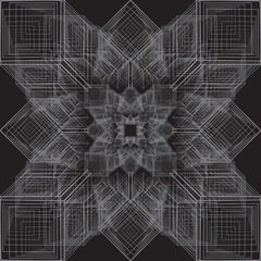 Abstract background. Geometric pattern with cubes
