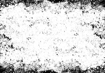Scratched Frame. Grunge Urban Background Texture Vector. Dust Overlay. Distressed Grainy Grungy Framing Effect. Distressed Backdrop Vector Illustration. EPS 10.