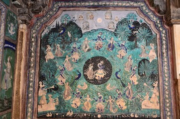 Awesome mural paintings at Taragarh fort