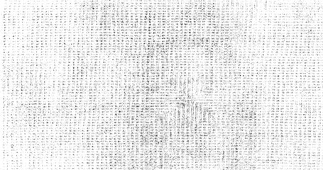 Vector fabric texture. Distressed texture of weaving fabric. Grunge background. Abstract halftone vector illustration. Overlay to create interesting effect and depth. Black isolated on white. EPS10.