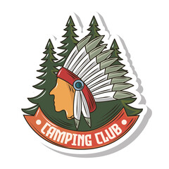camping club patch