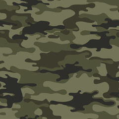 
Camouflage seamless pattern. Abstract camo. Military texture. Print on fabric on textiles. Vector illustration