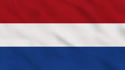 Netherlands Crumpled Fabric Flag. Netherlands Flag. Netherlands Banner. Europe Flags. Celebration. Surface Texture. Background Fabric.