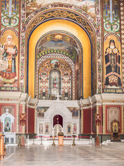  The interior of the Holy- Ascension Cathedral