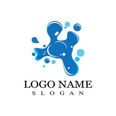 water splash icon vector illustration design template
