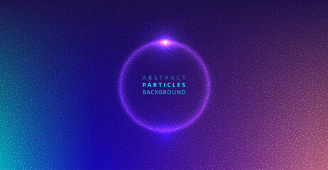 Particles liquid dynamic flow