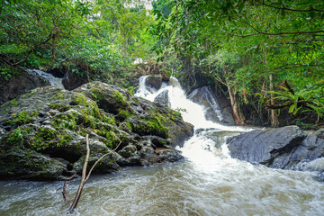 Pha Kluai Mai Waterfall ​at Khao Yai National Park, Pak Chong, Nakhon Ratchasima, Thailand