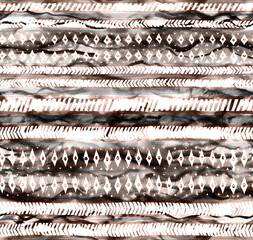 Seamless watercolor ethnic pattern