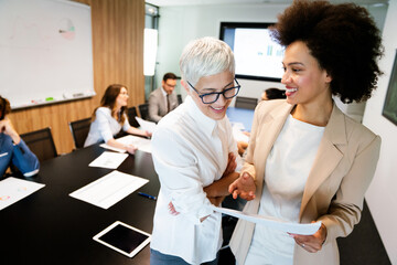 Programmer working in a software developing company