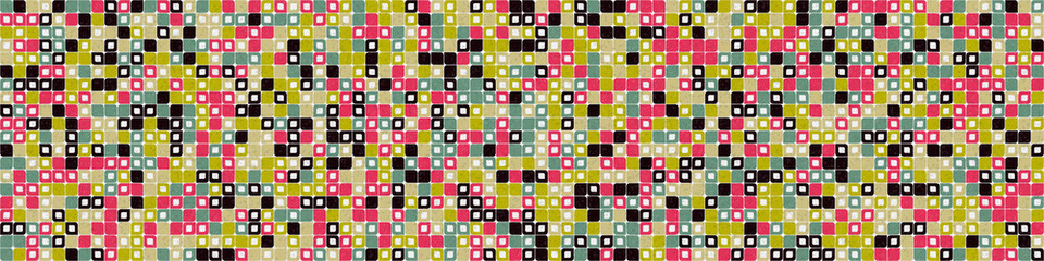 Abstract Geometric Pattern generative computational art illustration