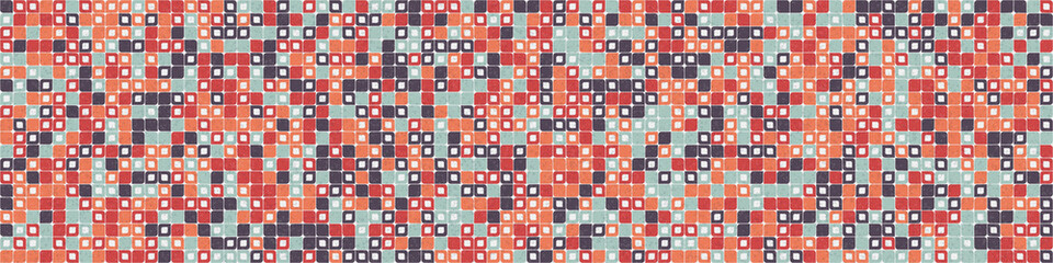 Fototapeta premium Abstract Geometric Pattern generative computational art illustration