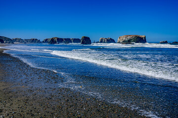 beach in the morning