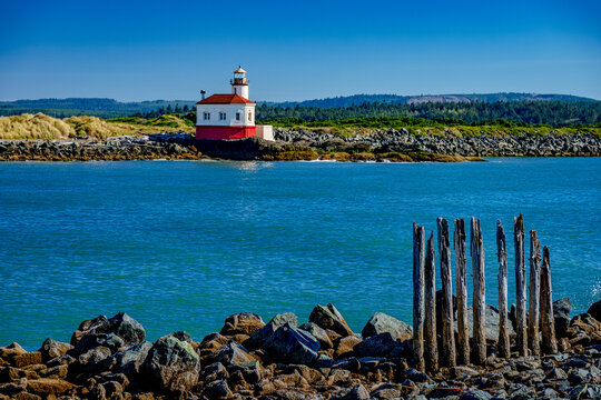 Coquille River Lighthouse Bandon Oregon
