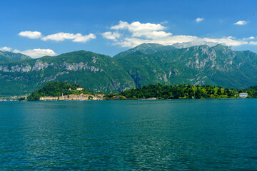 The lake of Como (Lario) at Tremezzo, Italy