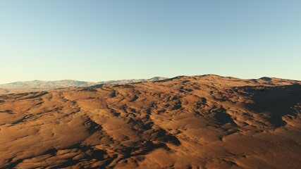 Fototapeta premium science fiction illustration, beautiful space background, a computer-generated surface, a fantasy world 3d render