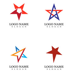 Star icon Template vector illustration design