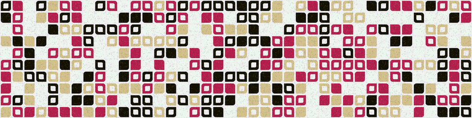 Abstract Geometric Pattern generative computational art illustration