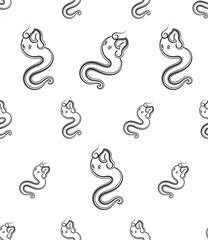 Ganesha The Lord Of Wisdom Seamless Pattern