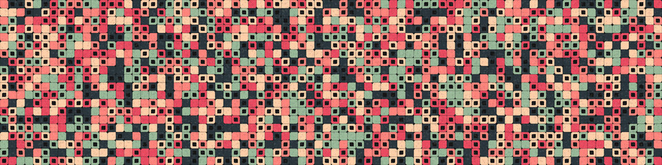 Abstract Geometric Pattern generative computational art illustration