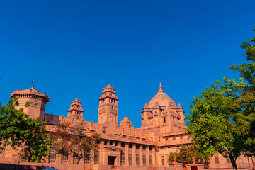 Fototapeta premium Beautiful a Structures Monuments Gardens with Flowers in Rajasthan