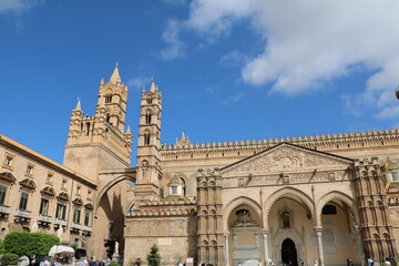 The Maria Santissima Assunta Cathedral in Palermo, Sicily Italy