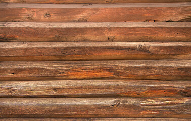 Obraz premium Wood texture, old yellow textured boards. Background