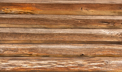 Obraz premium Wood texture, old yellow textured boards. Background