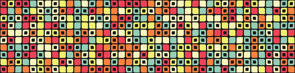 Abstract Geometric Pattern generative computational art illustration