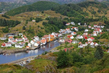 Fototapeta na wymiar Norway town - Sogndalstrand