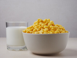 a delicious Breakfast cereal with milk