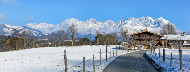 Wilder Kaiser von Kitzbühel aus, Tirol