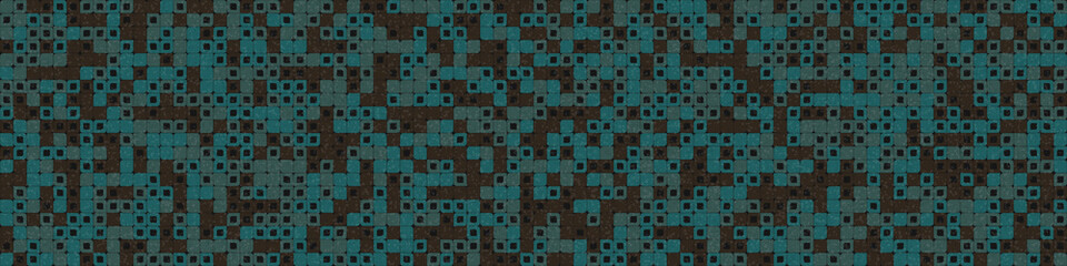 Abstract Geometric Pattern generative computational art illustration