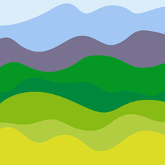 Pattern with lines and waves. Multicolored texture. Abstract dinamic background. Doodle for design