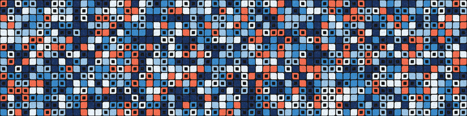 Abstract Geometric Pattern generative computational art illustration