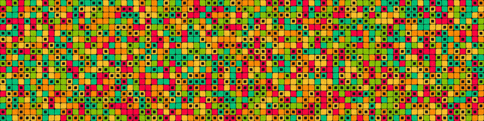 Abstract Geometric Pattern generative computational art illustration