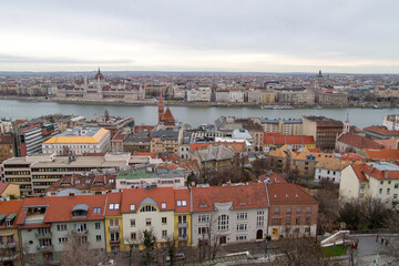 Fototapeta premium Ciudad de Budapest en el pais de Hungria o Hungary