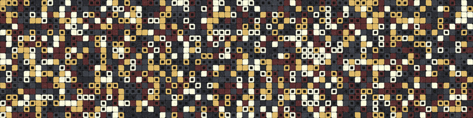 Abstract Geometric Pattern generative computational art illustration