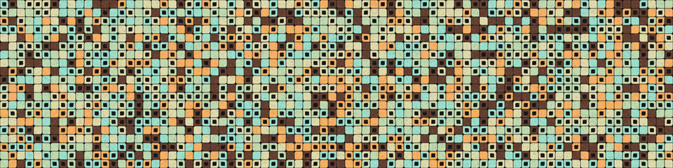 Abstract Geometric Pattern generative computational art illustration