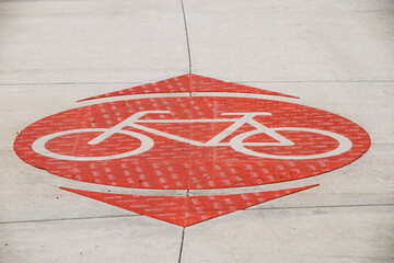 Bicycle Path Sign