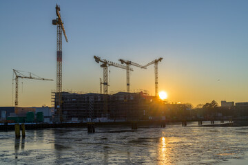 Baustelle Oldenburger Hafen