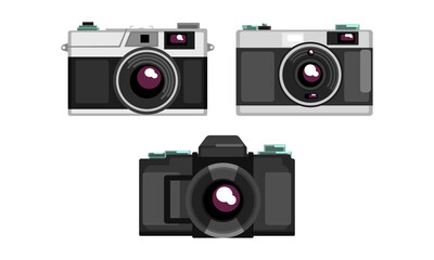 Camera as Optical Instrument for Capturing Image Vector Set