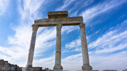 ruins of ancient roman forum Laodikeia laodikya