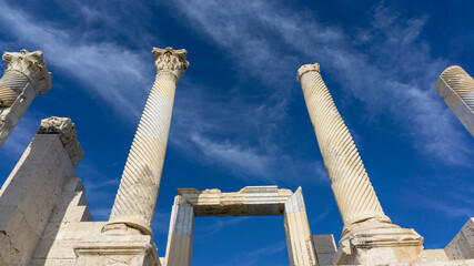ruins of ancient roman forum Laodikeia laodikya
