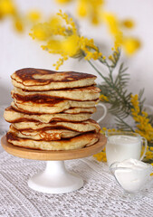 stack of pancakes