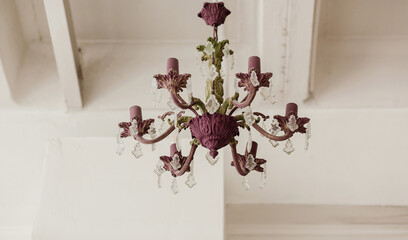 Fototapeta premium old vintage chandelier