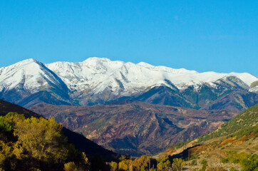 USA, Utah. Spanish Fork, Wasatch Range, Rocky Mountains.