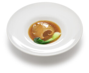 chinese shark fin soup isolated on white background