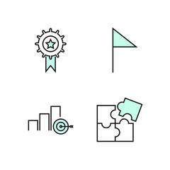 Target and Goal set icon, isolated Target and Goal set sign icon, vector illustration