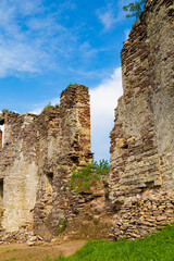  Ruins of ancient Pidzamochok castle. Ukraine.