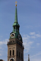 Urban landscape in the streets of Munich, Bavaria